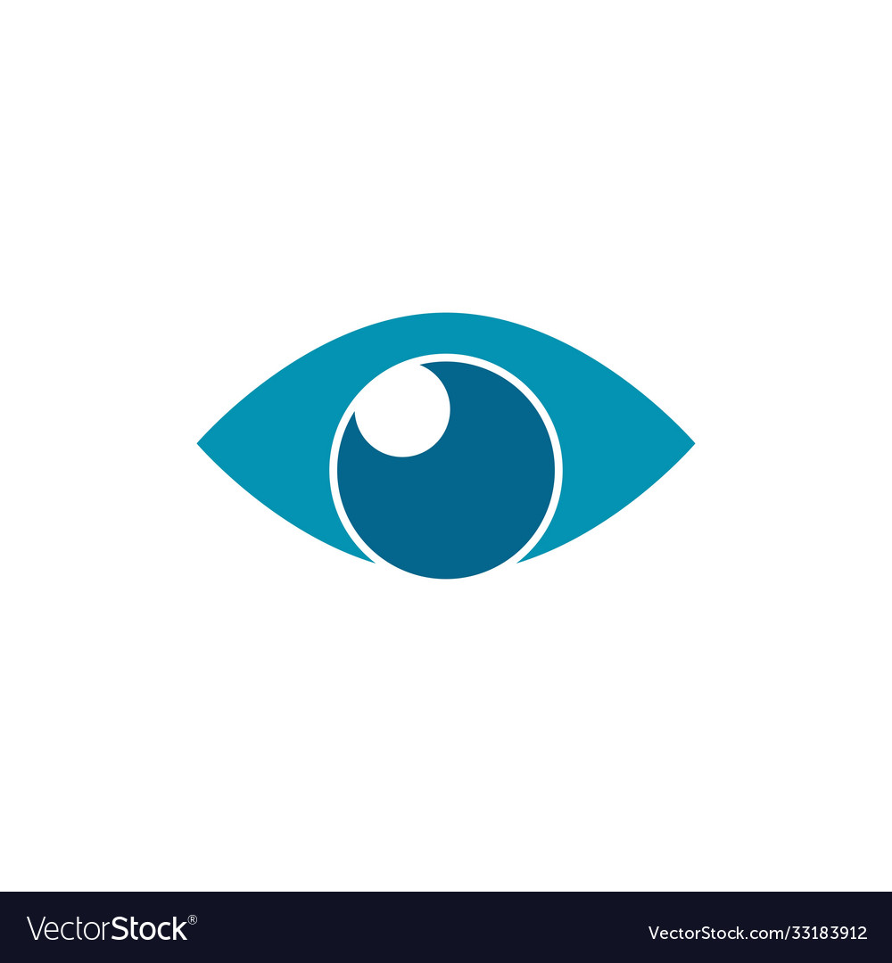 Eye care logo Royalty Free Vector Image - VectorStock