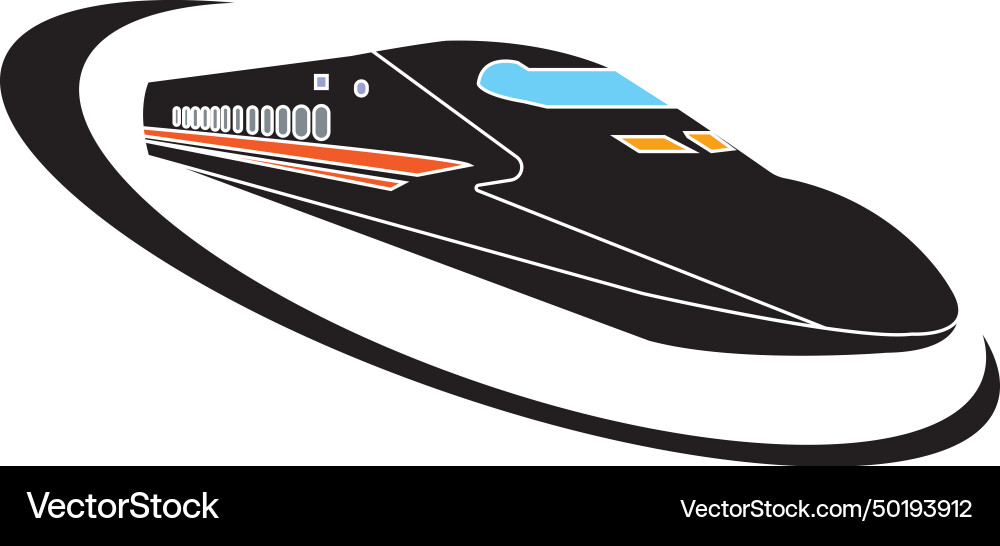 Fast train icon Royalty Free Vector Image - VectorStock