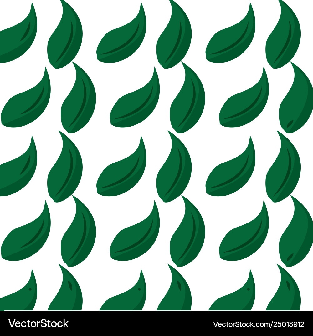 Leafs ecology pattern background Royalty Free Vector Image