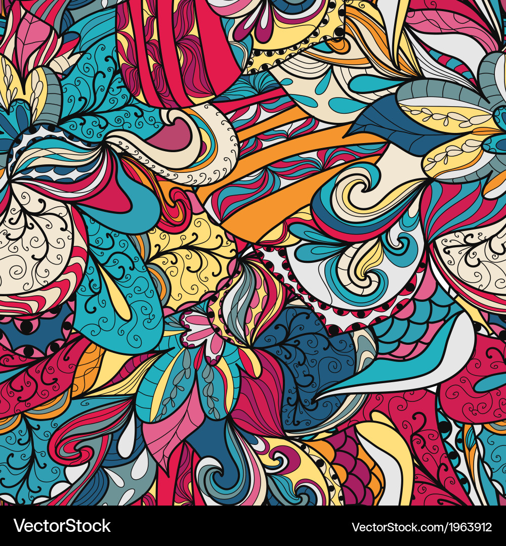 Seamless abstract hand-drawn texture Royalty Free Vector