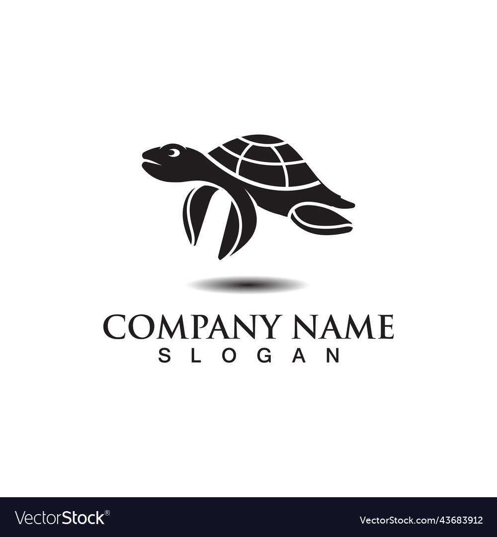 Turtle sea logo image design template animal Vector Image