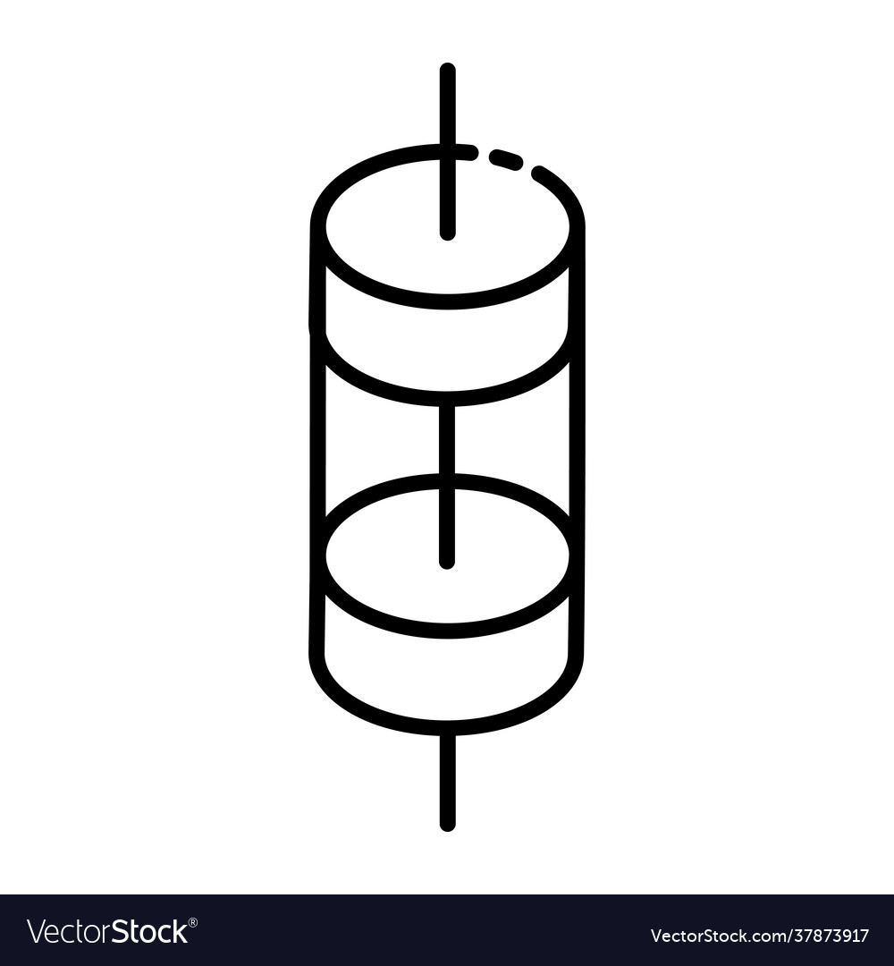 Crystal diode Royalty Free Vector Image - VectorStock