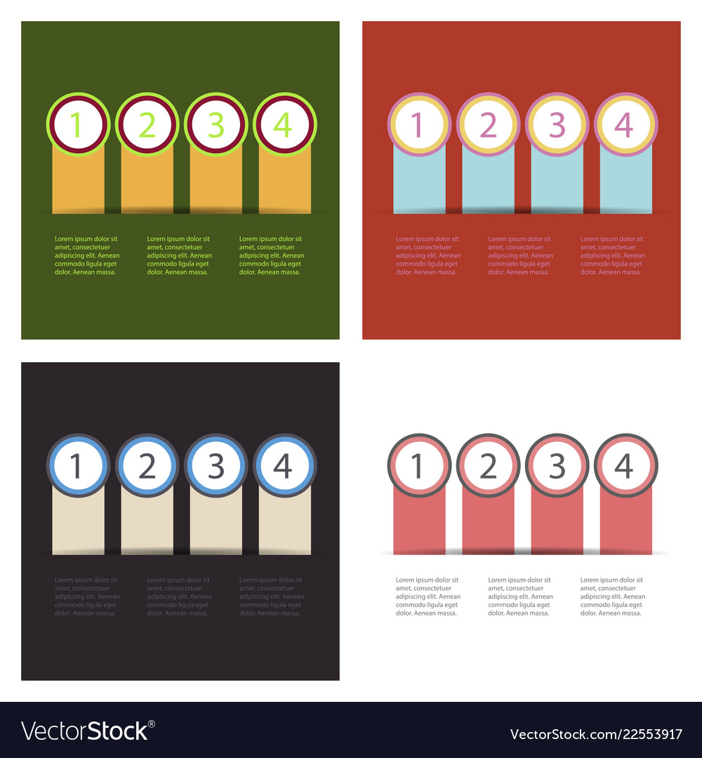 Set of infographic template for your presentation