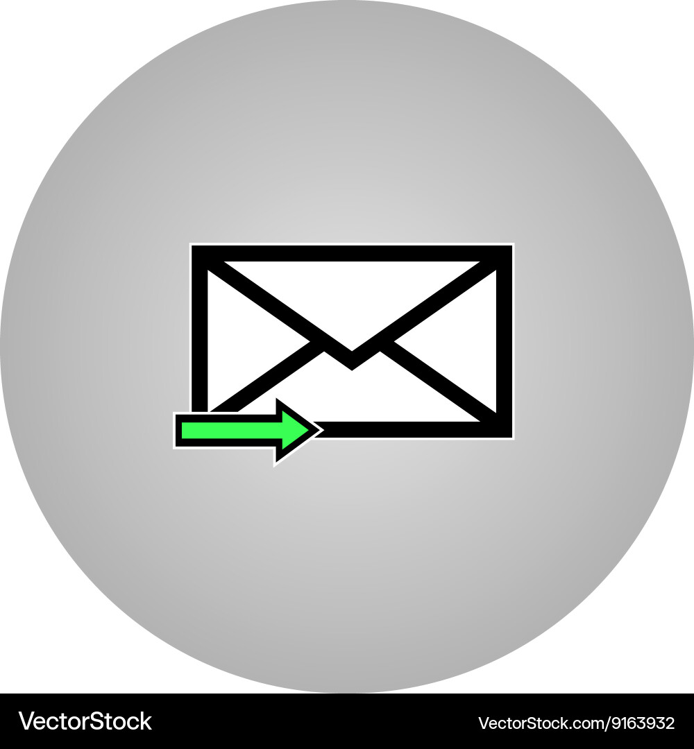 Email symbol letter icon Royalty Free Vector Image