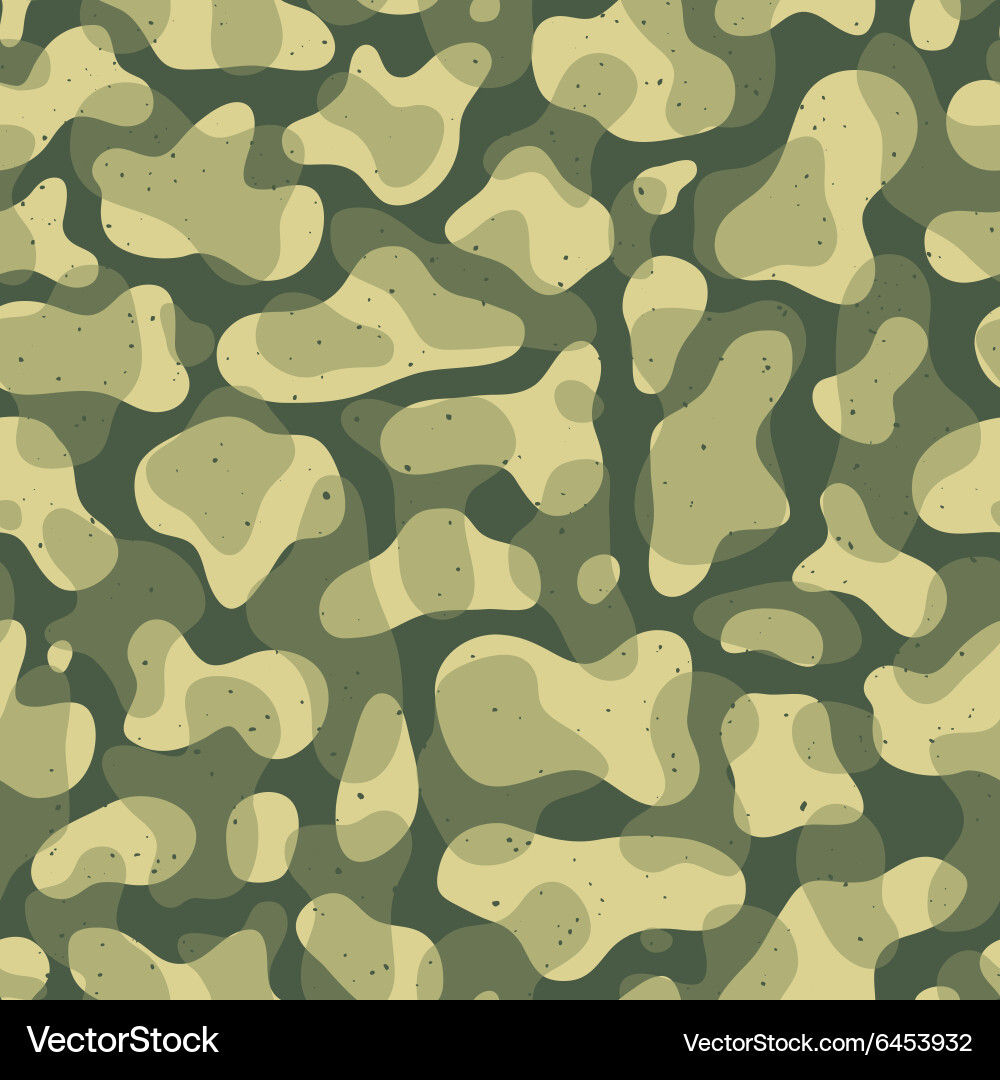 Forest camouflage seamless pattern Royalty Free Vector Image