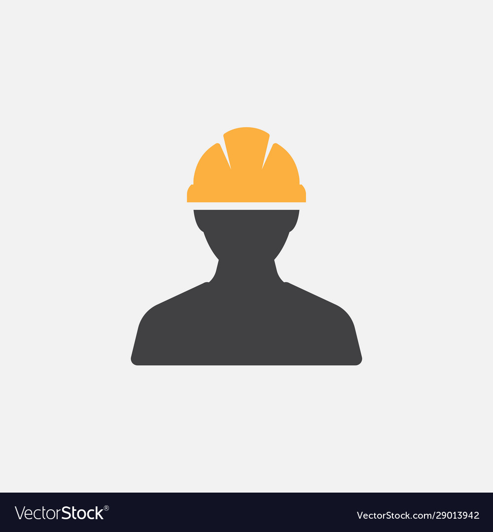 Construction man icon Royalty Free Vector Image