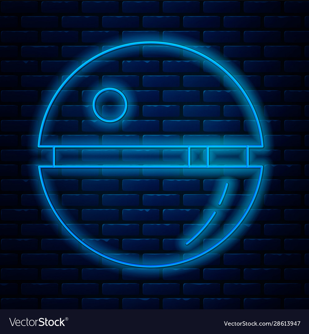 death star neon light