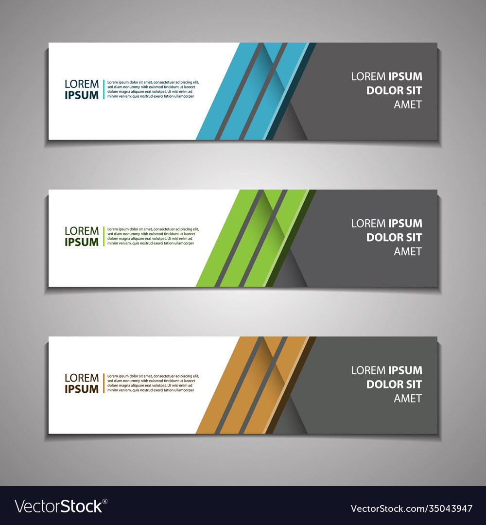 Label banner background modern business corporate Vector Image