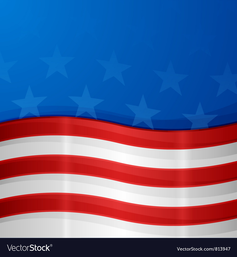 Usa Background Royalty Free Vector Image Vectorstock