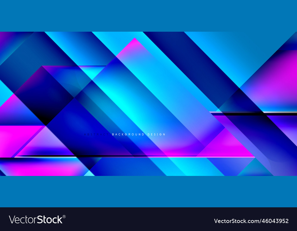 Dynamic triangle design with fluid gradient colors