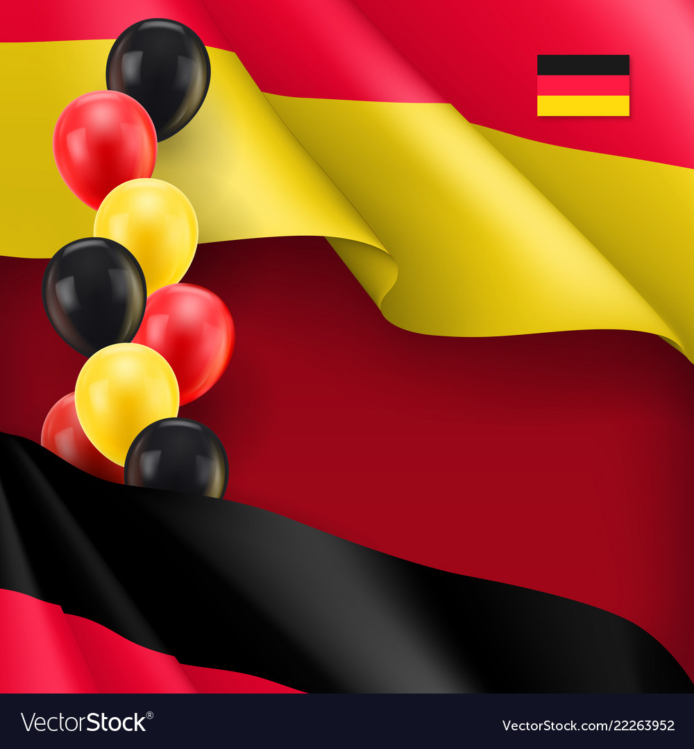 Germany patriotic banner with space for text