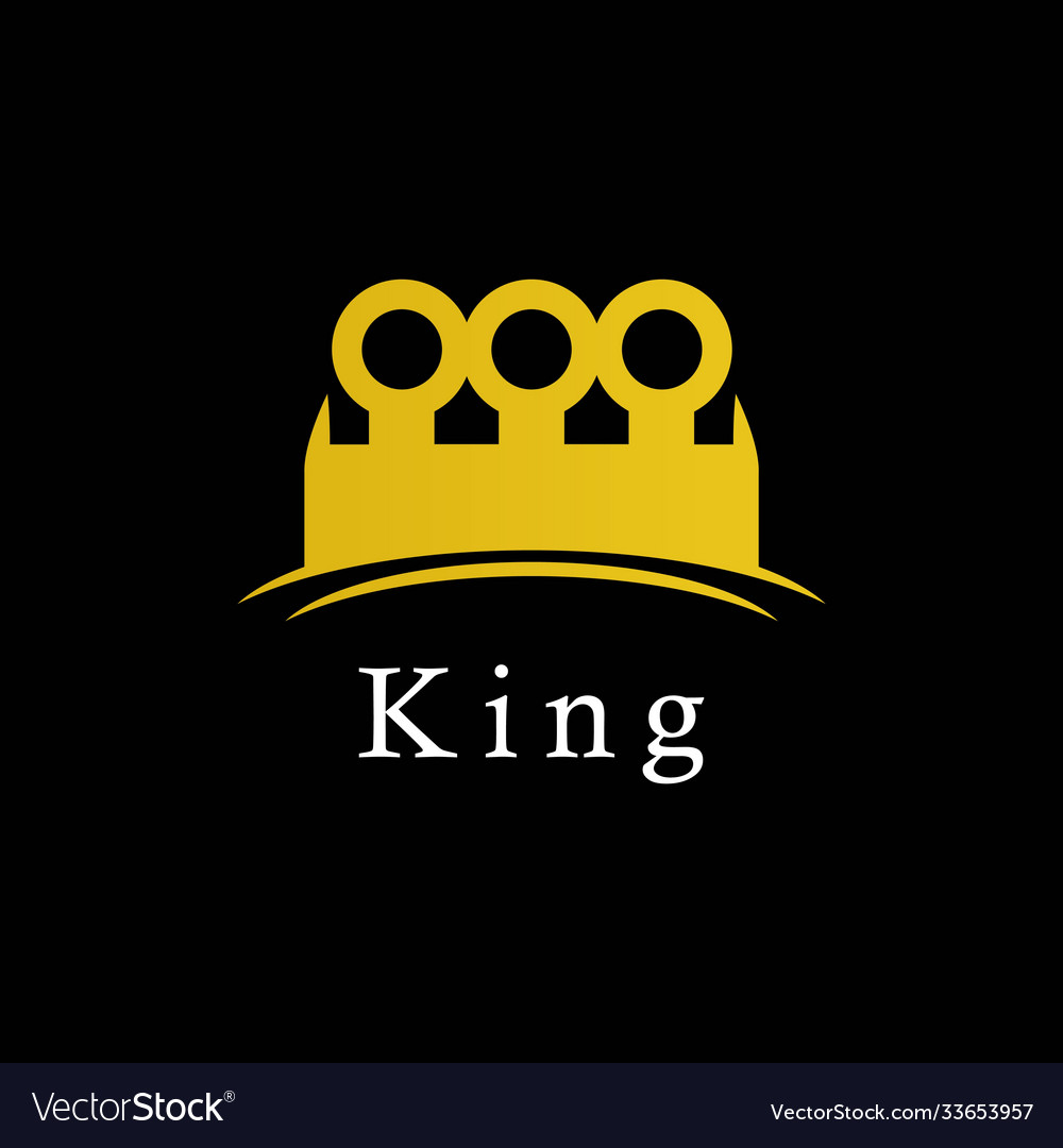 King logo icon template design