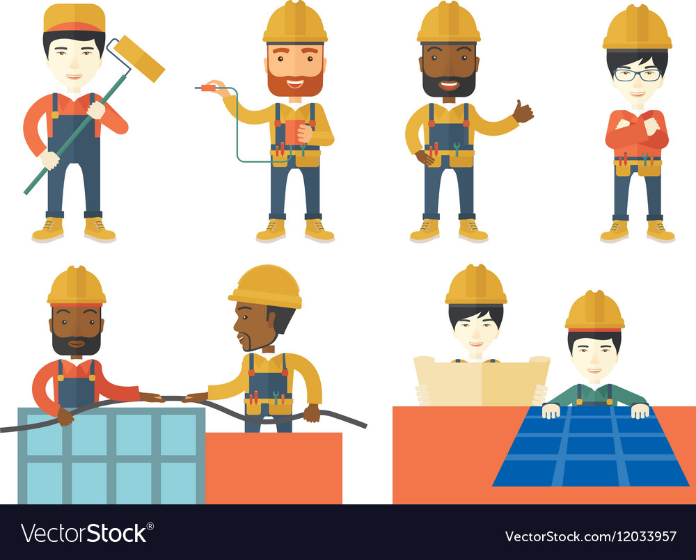 Set of constructors and builders characters