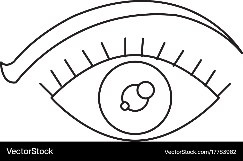 Human eye icon Royalty Free Vector Image - VectorStock