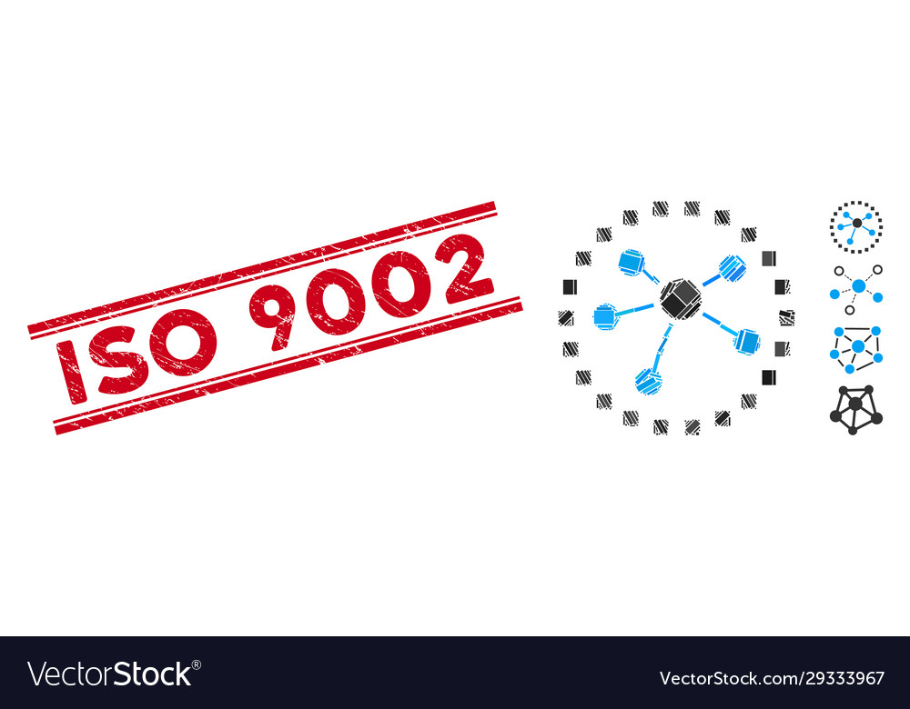 Links diagram mosaic and distress iso 9002 seal