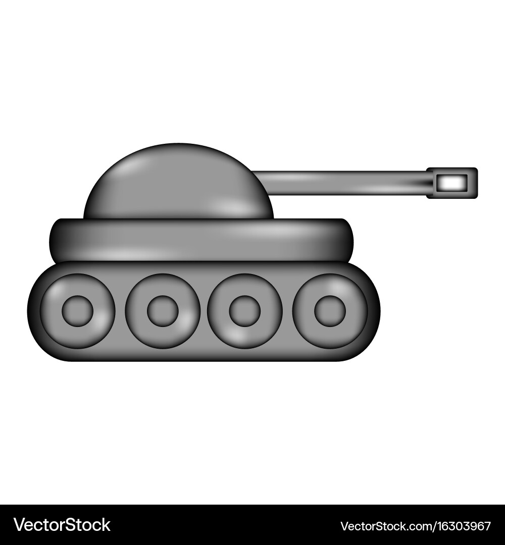 Panzer sign icon Royalty Free Vector Image - VectorStock