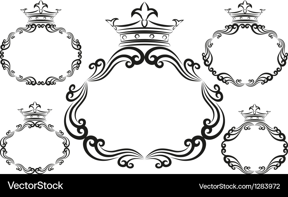 Decorative frames Royalty Free Vector Image - VectorStock