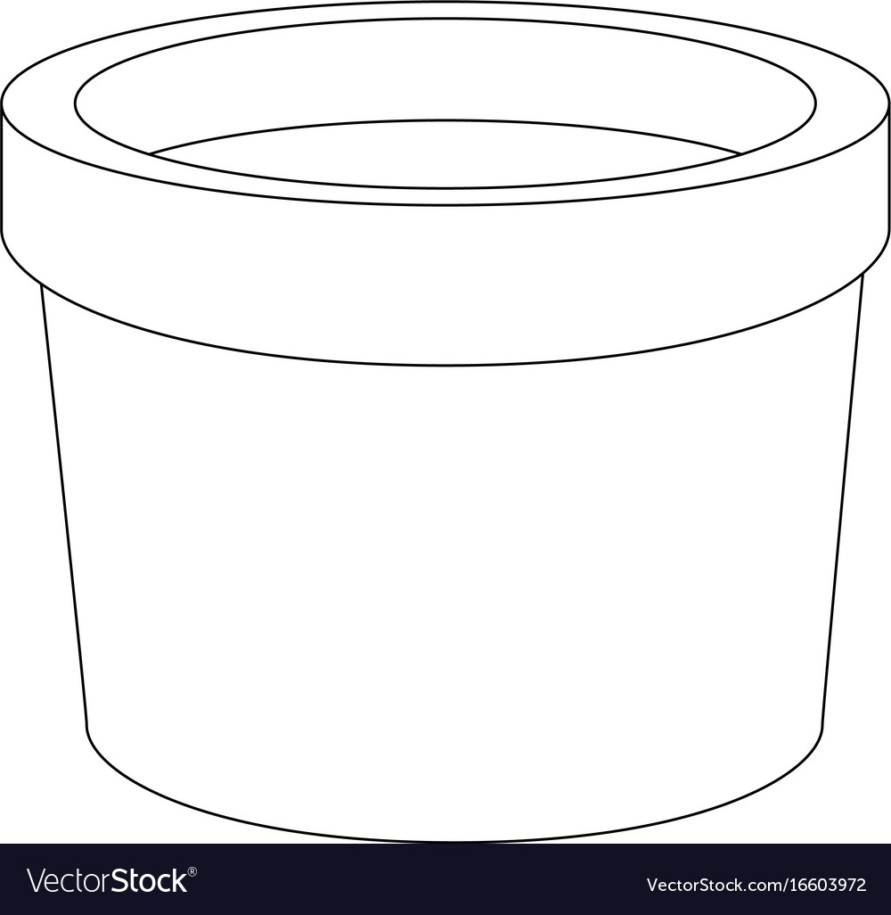 Flower Pot Icon Royalty Free Vector Image - Vectorstock