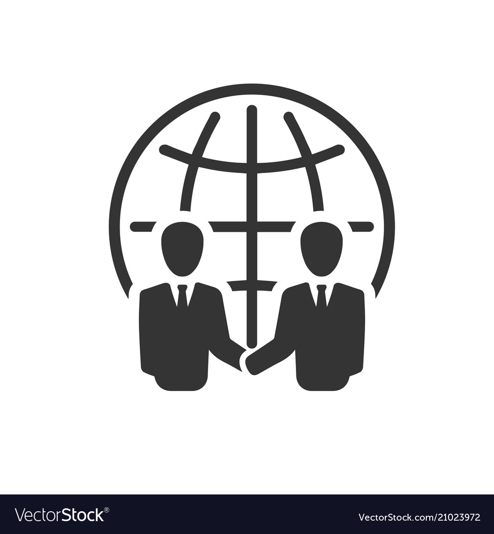 partnership icon vector