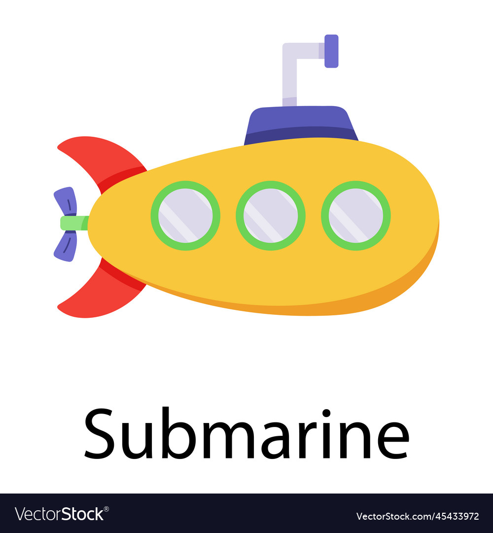 Submarine Royalty Free Vector Image - VectorStock