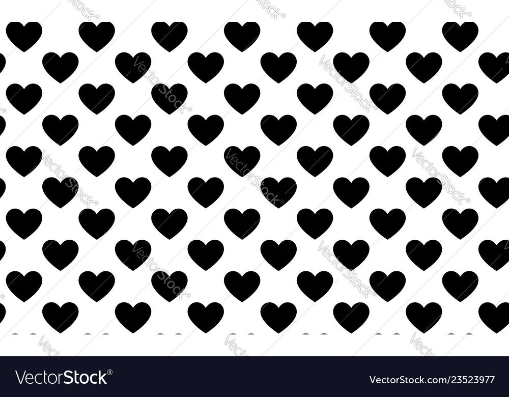 Hearts seamless pattern love symbol background