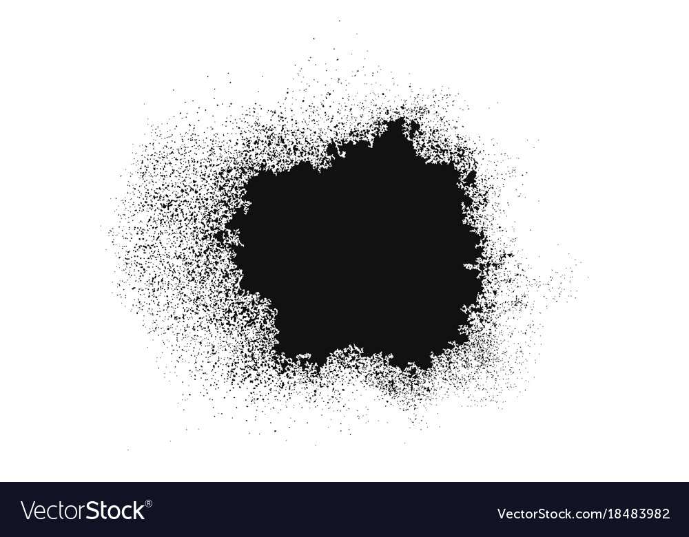 Black grainy texture isolated on white Royalty Free Vector