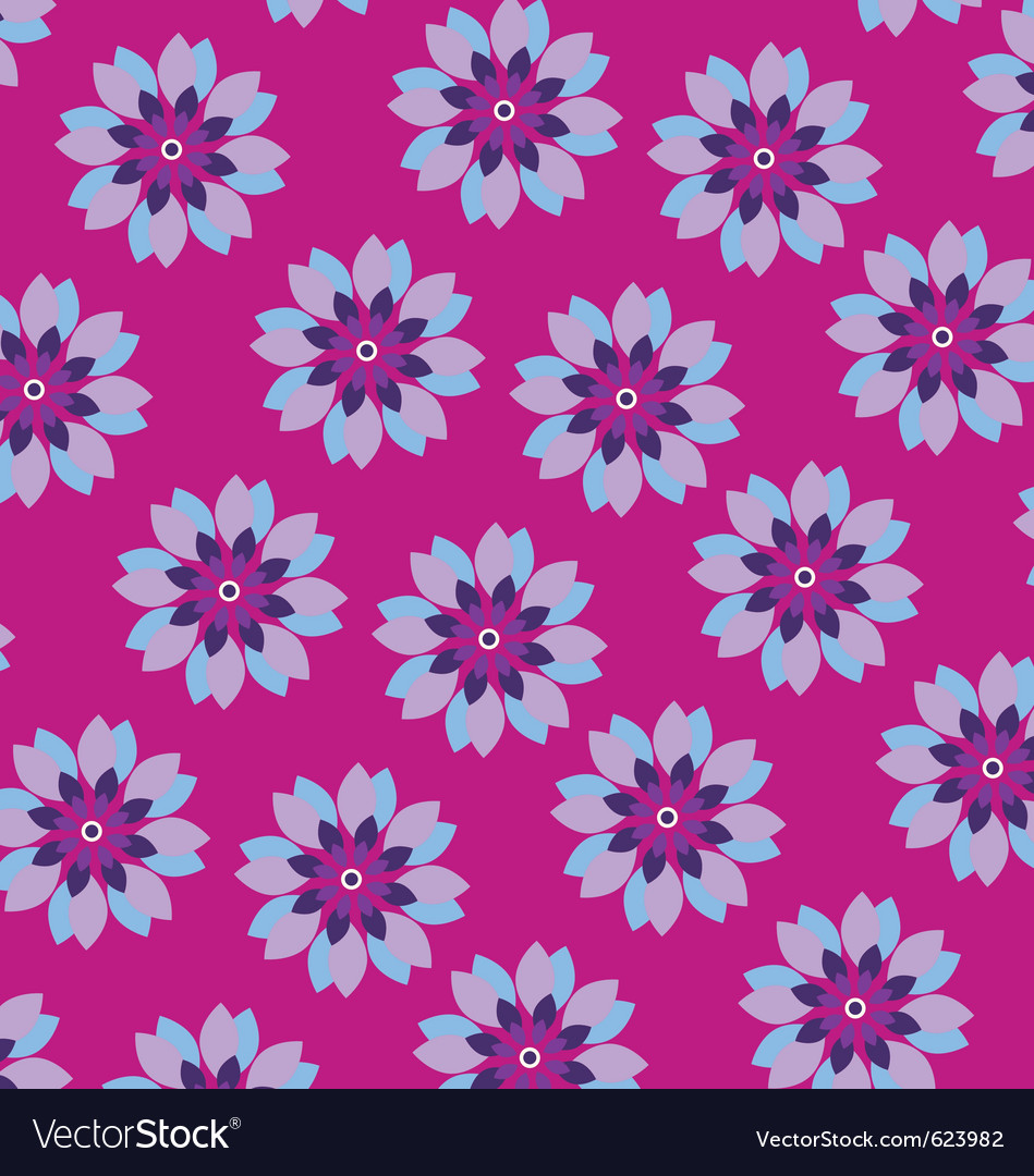 Flower wrapping paper Royalty Free Vector Image