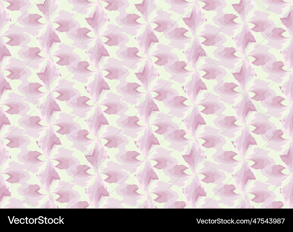 Abstract floral seamless pattern with dots Vector Image