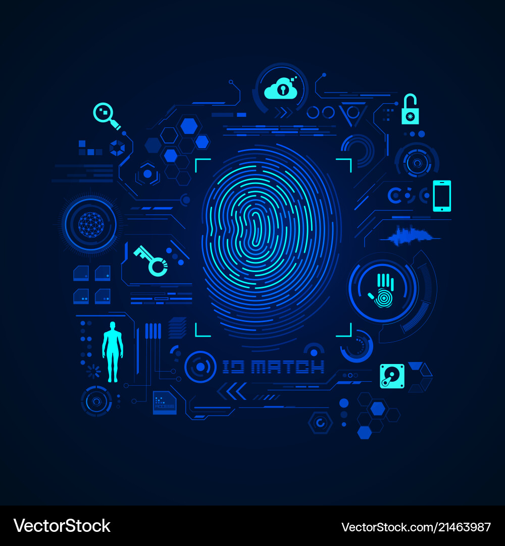 Fingerprint Royalty Free Vector Image - VectorStock