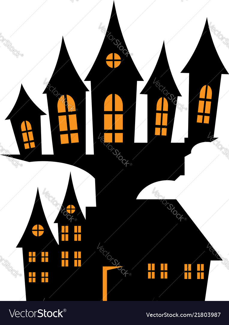 House in the style of halloween