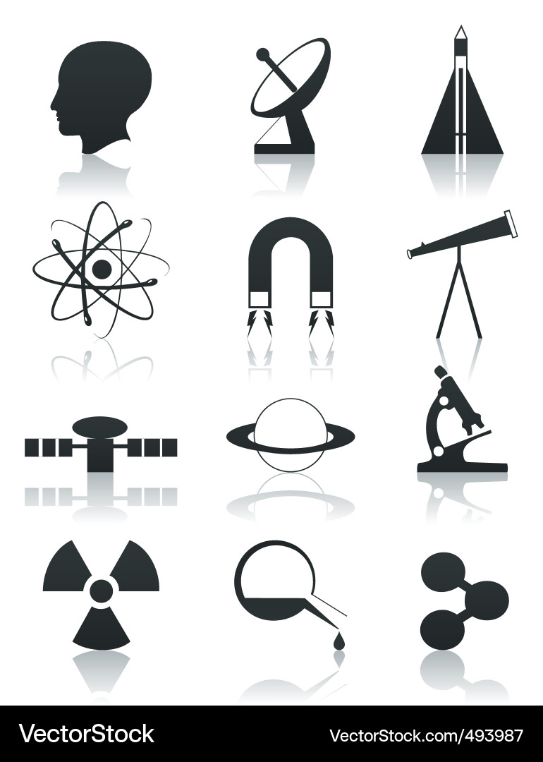 Science icon Royalty Free Vector Image - VectorStock