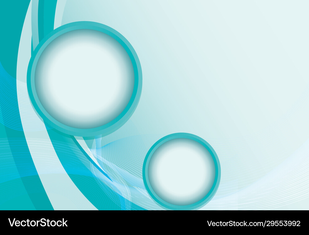 Background design with abstract patterns in green Vector Image