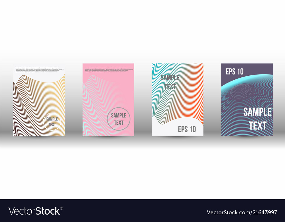 A modern cover design template