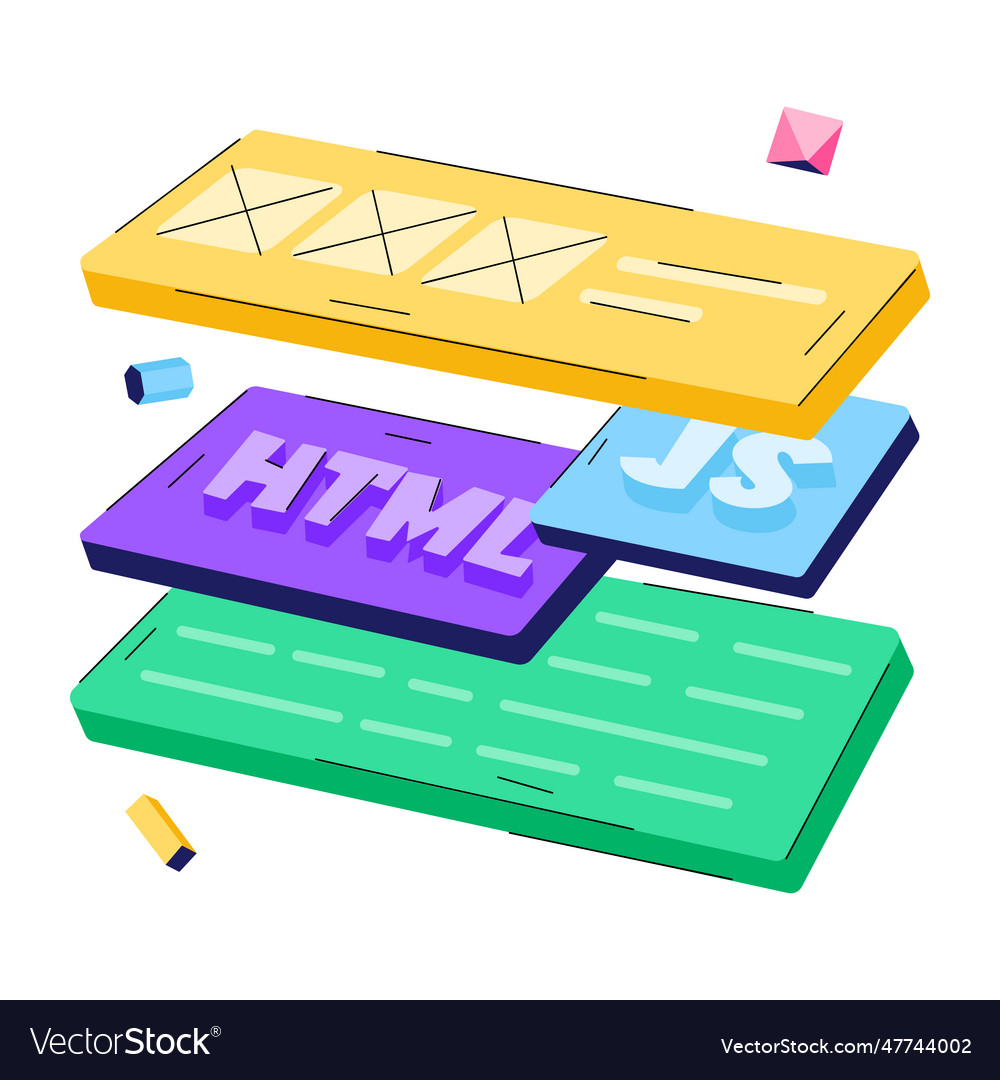 Coding languages Royalty Free Vector Image - VectorStock
