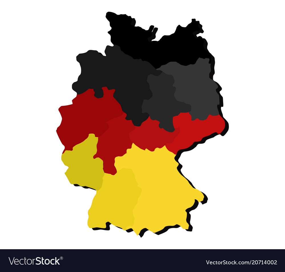 Map germany with regions