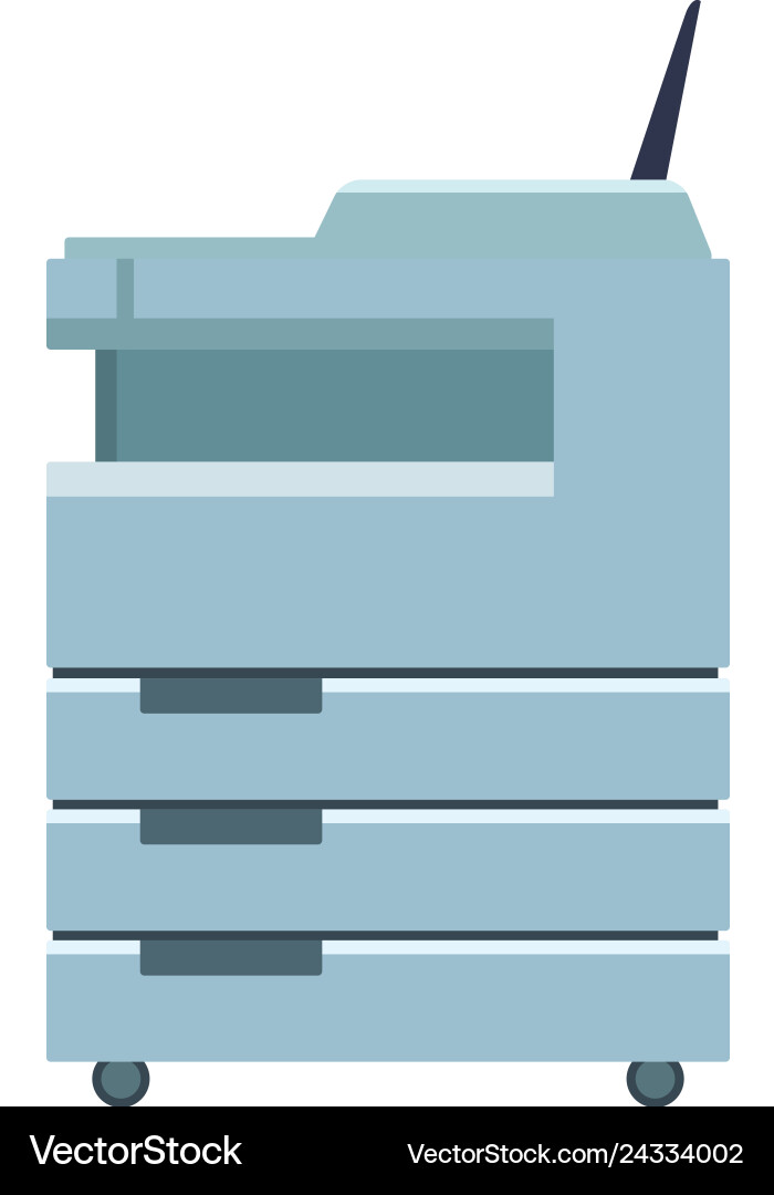 Technology printer business Royalty Free Vector Image