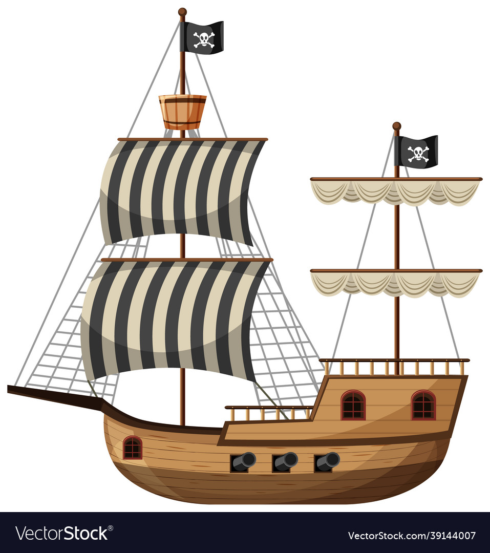 Pirate Ship Front Stock Illustrations – 298 Pirate Ship Front