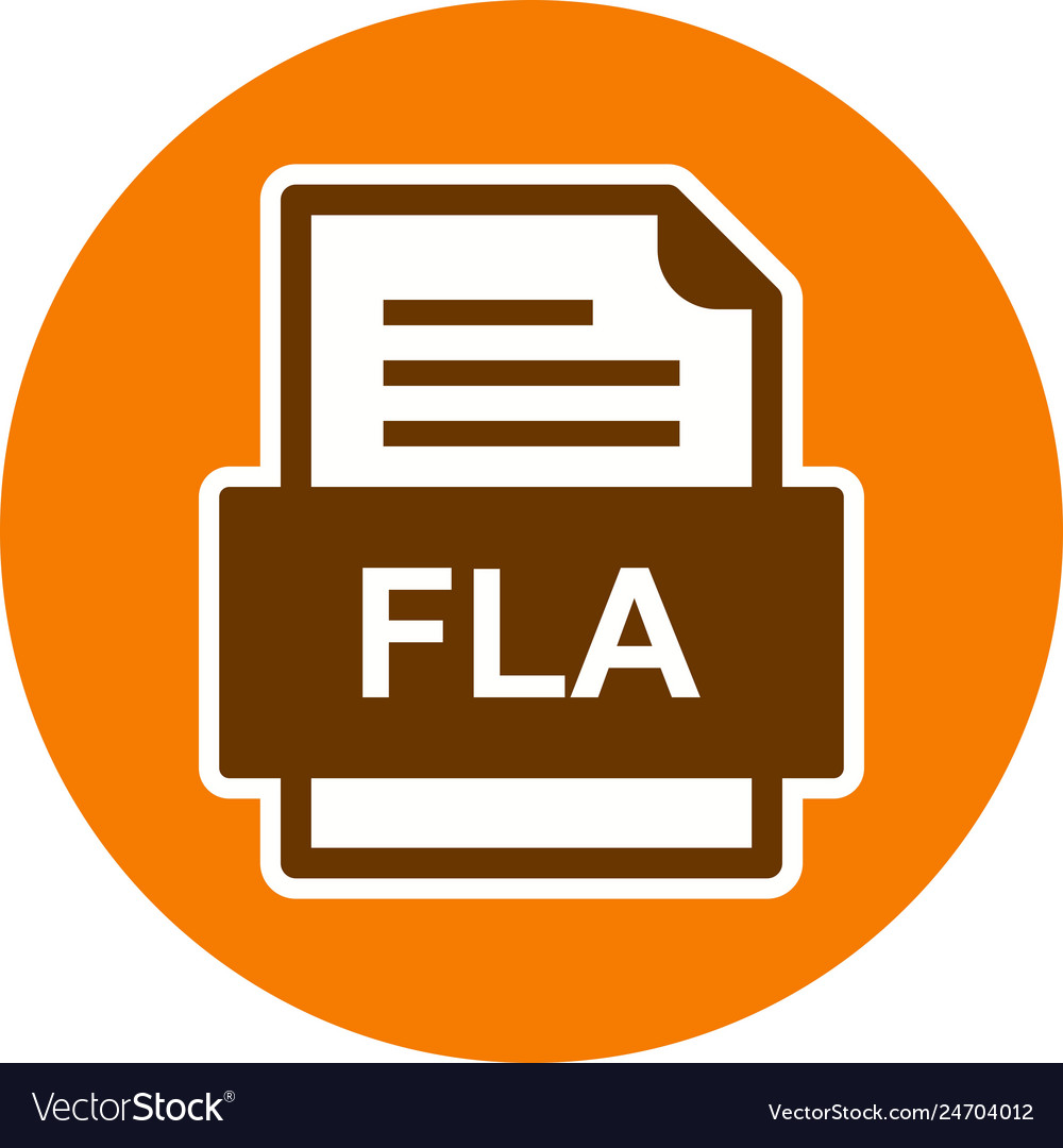 Fla file document icon