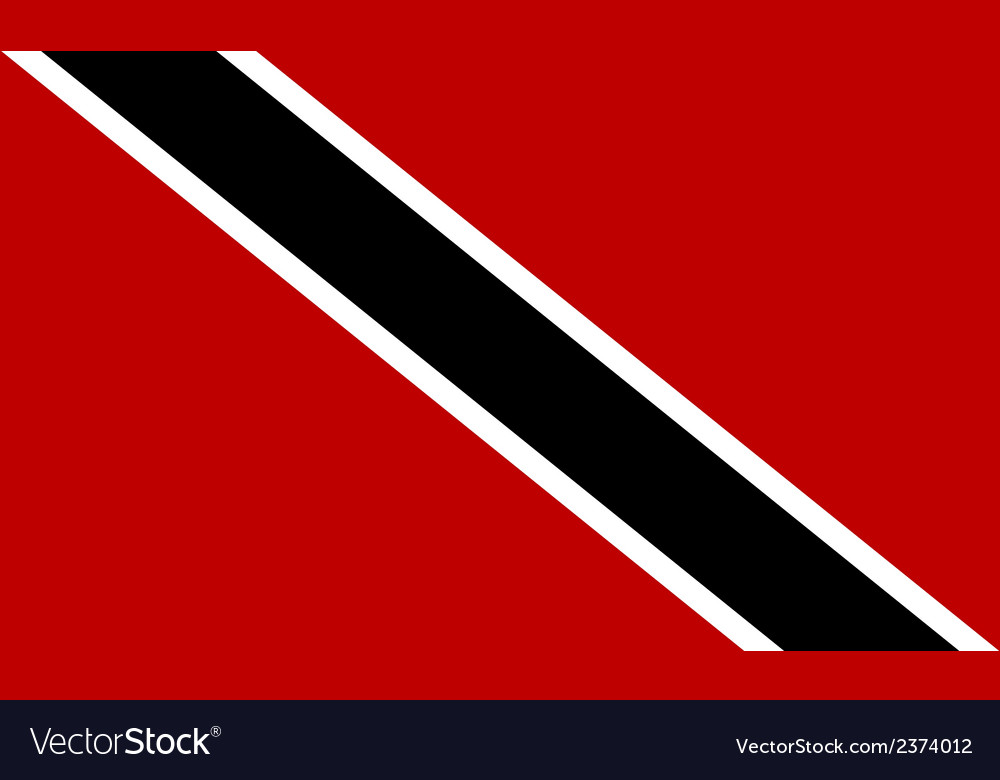 Flagge Von Trinidad Und Tobago Lizenzfreies Vektorbild 7303