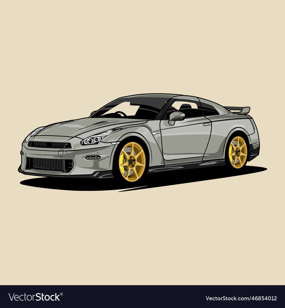 Gtr t-spec Royalty Free Vector Image - VectorStock