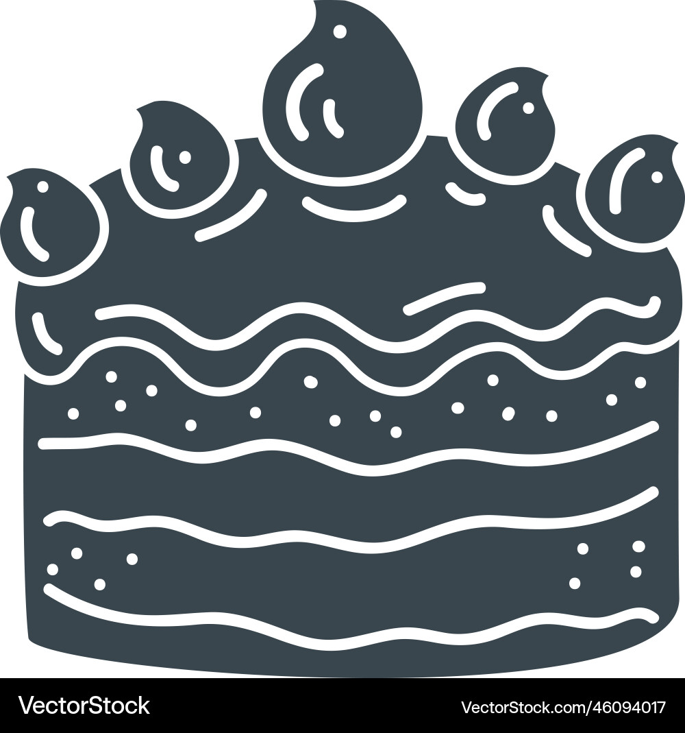 Cake bakery icon Royalty Free Vector Image - VectorStock