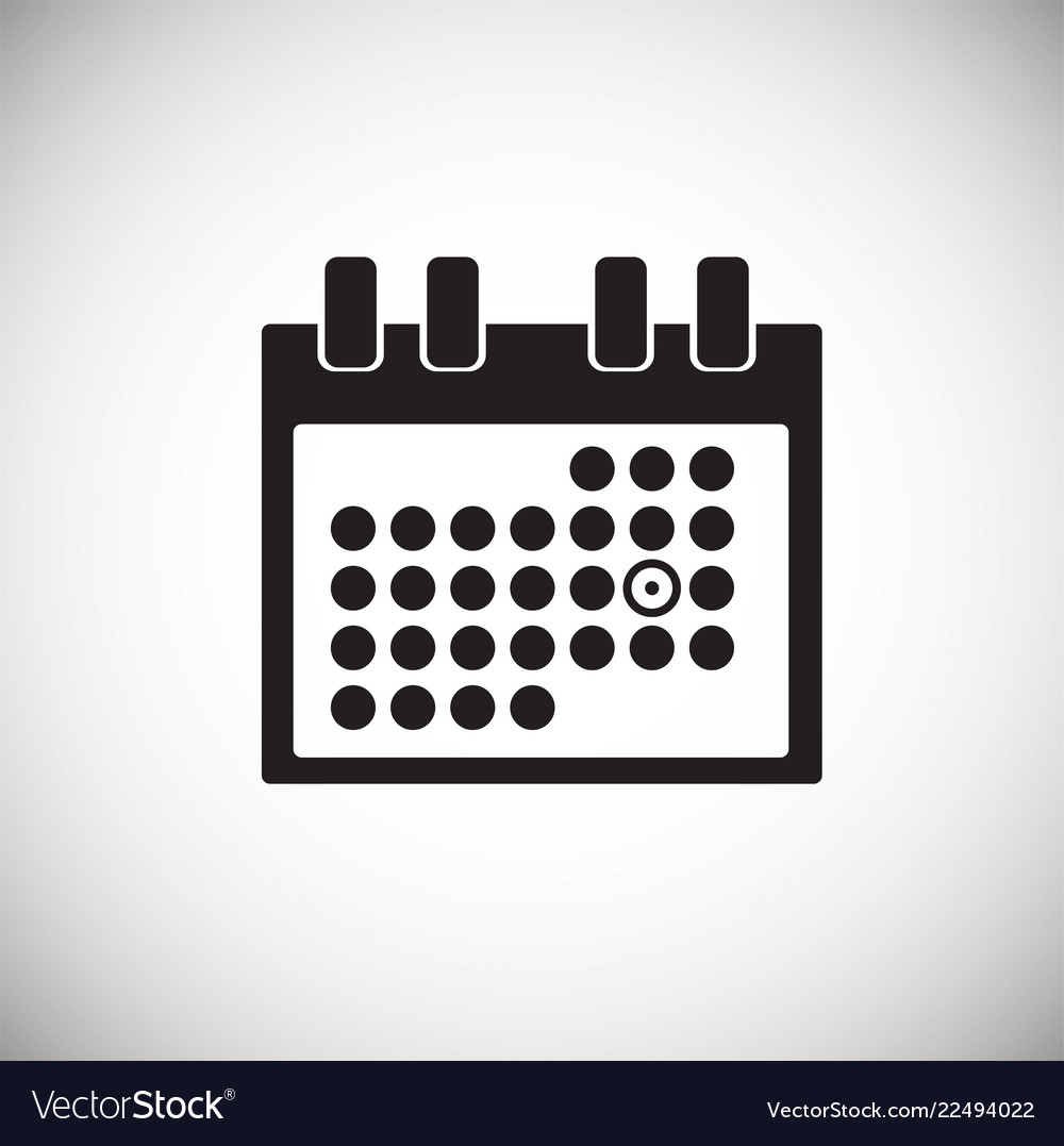 Business calendar on white background