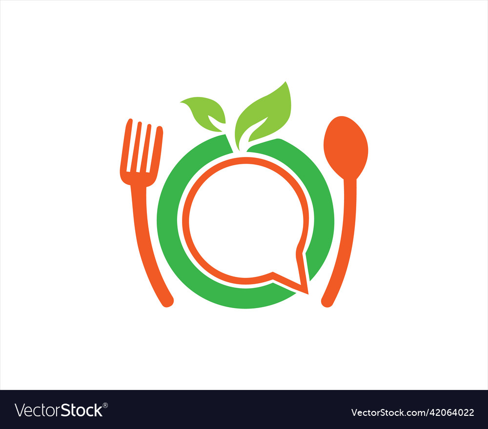 Fresh Food Logo Template Royalty Free Vector Image