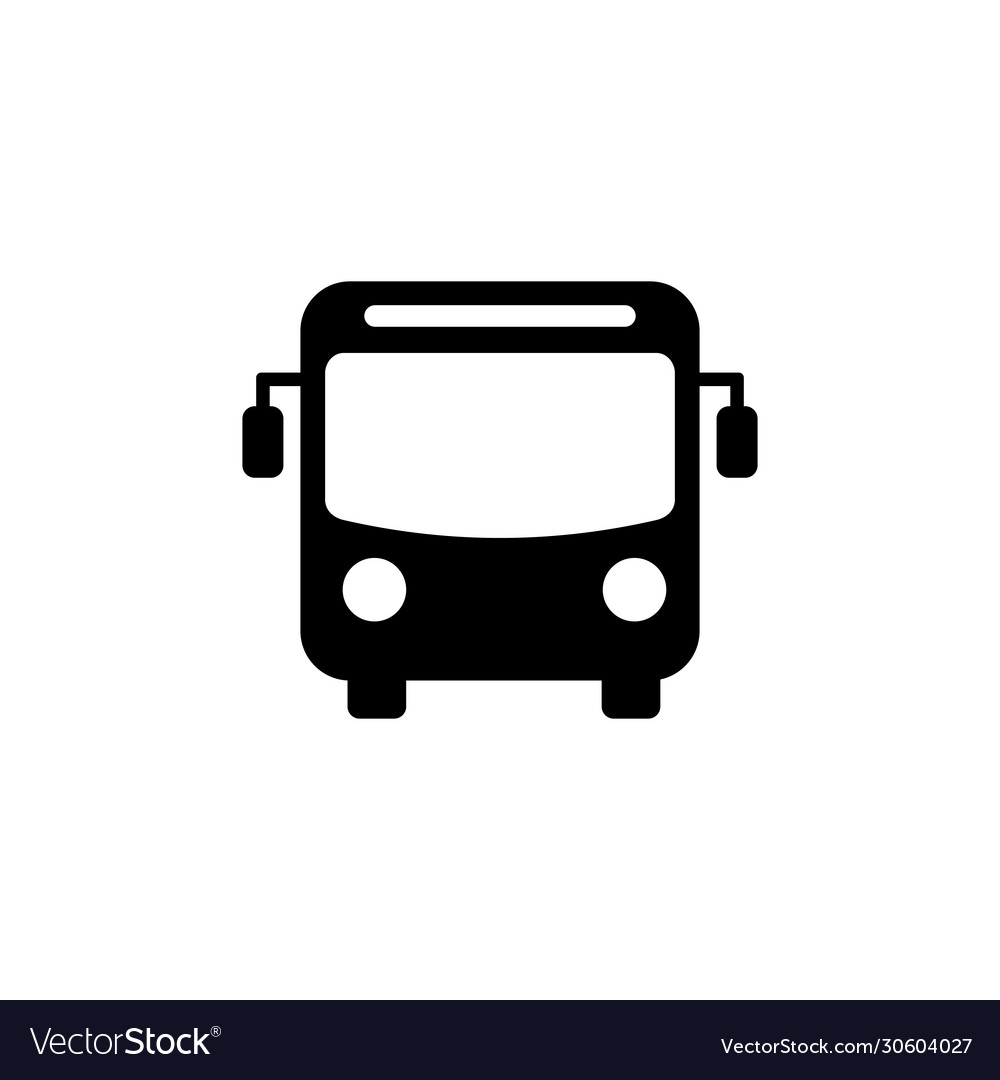 Bus icon black