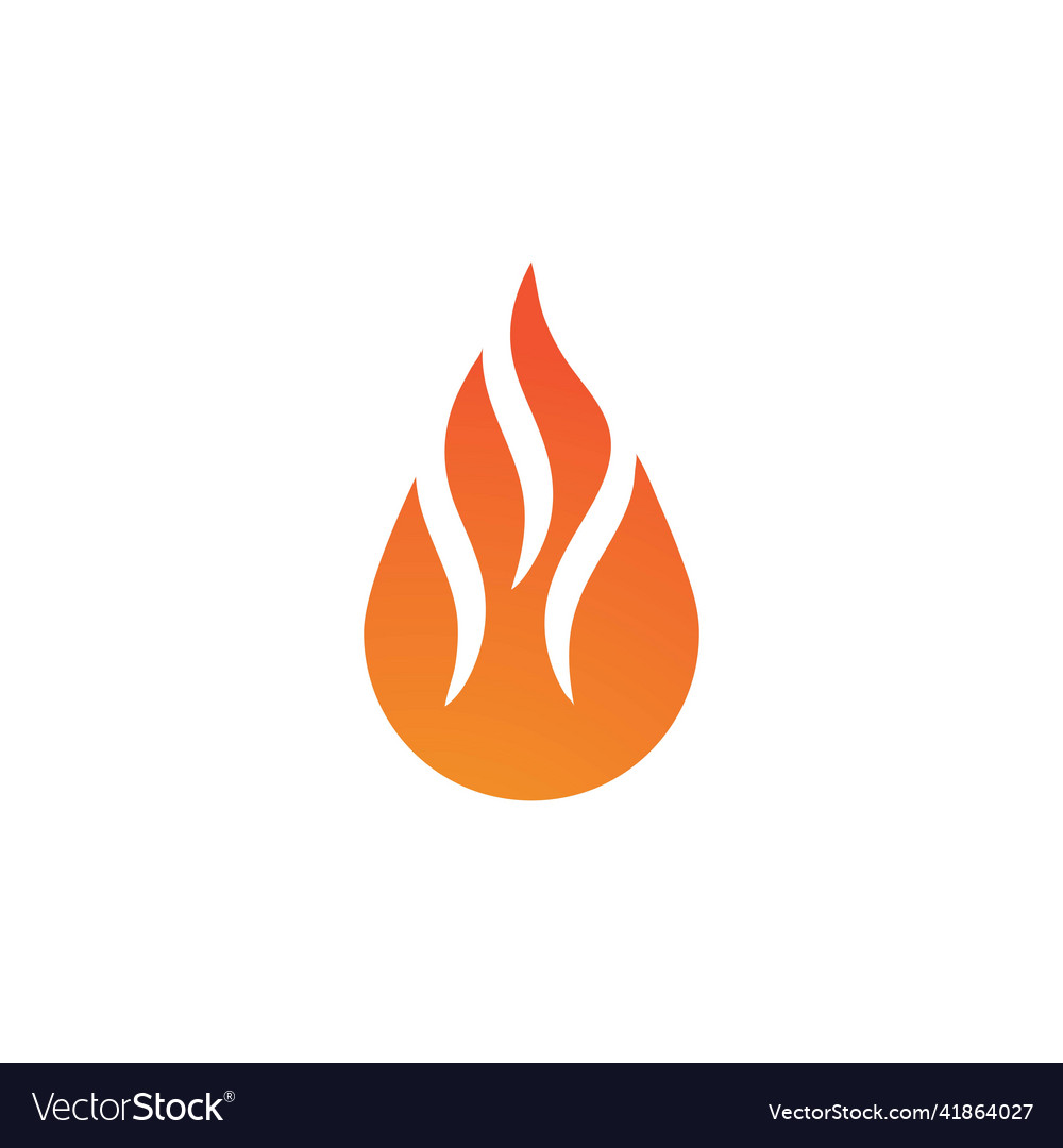 Fire flame logo Royalty Free Vector Image - VectorStock