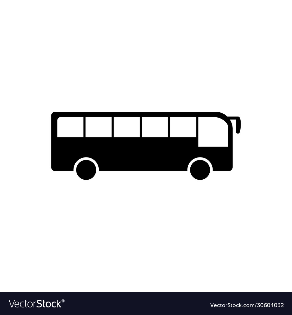 Bus icon black