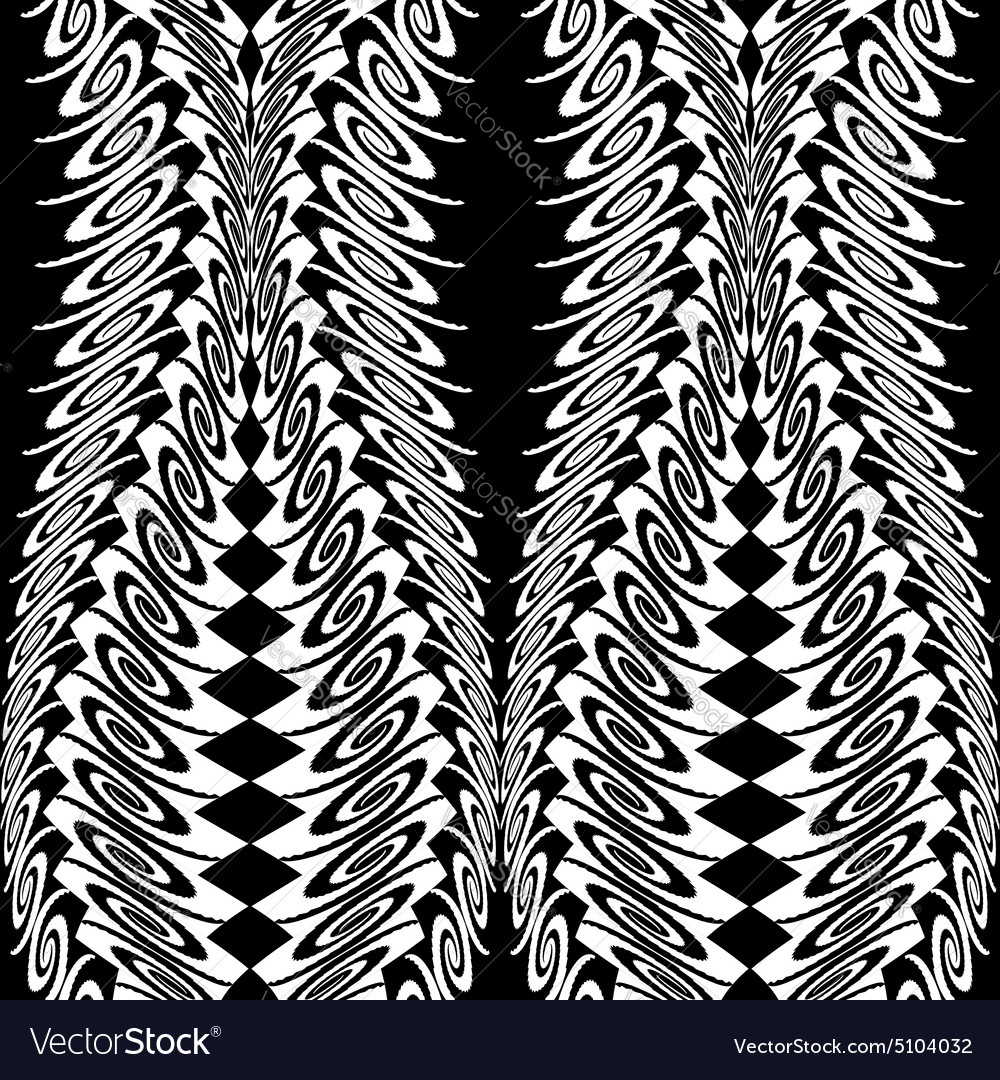 Design seamless vertical decorative pattern Vector Image