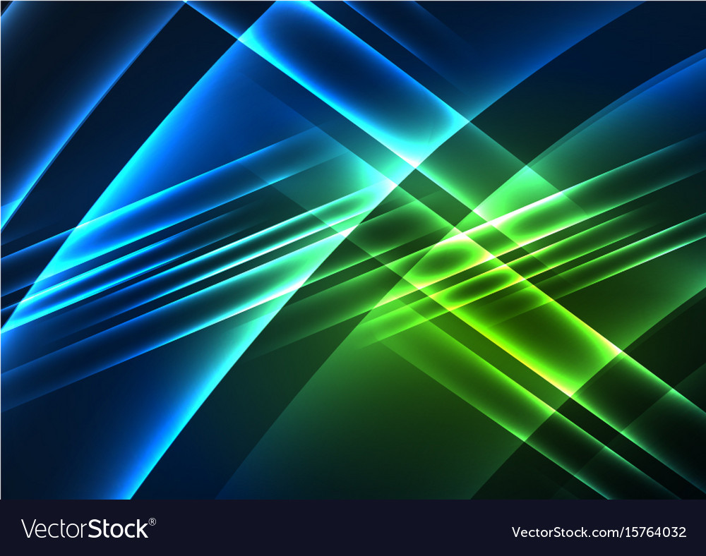 Glowing futuristic lines Royalty Free Vector Image