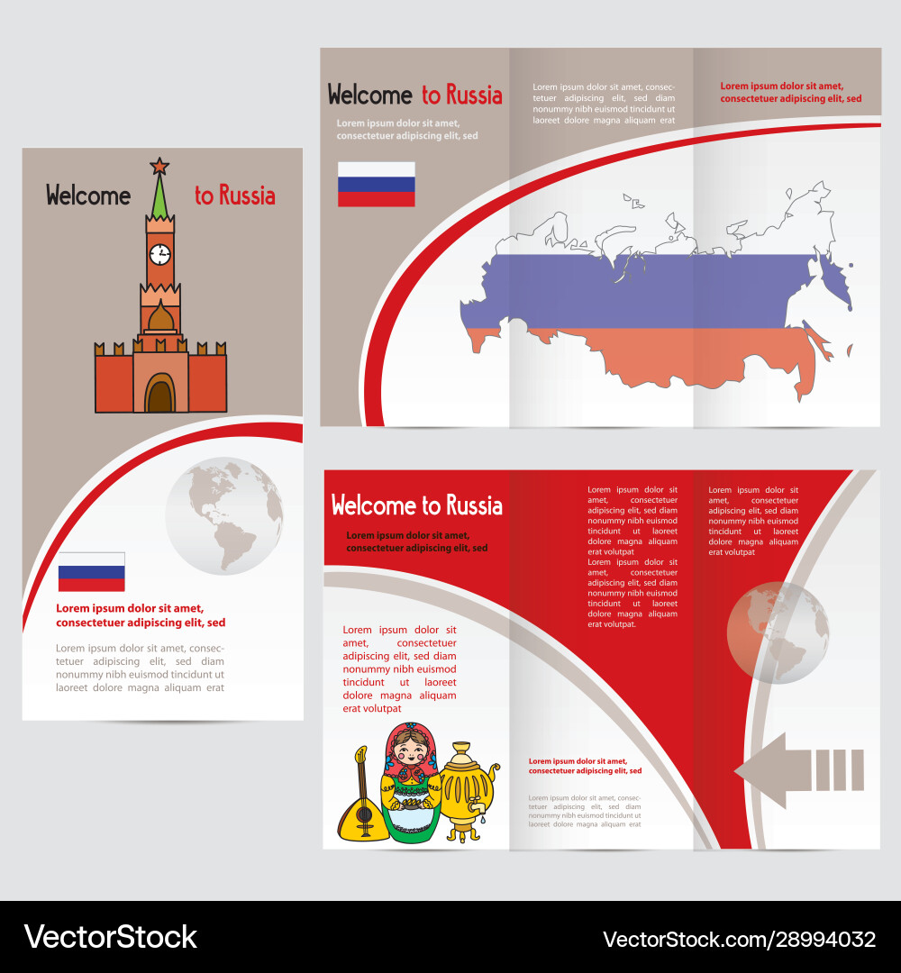 Travelers Guide Or Banner With A Map Royalty Free Vector