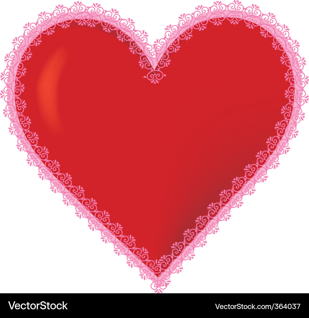 3d heart Royalty Free Vector Image - VectorStock